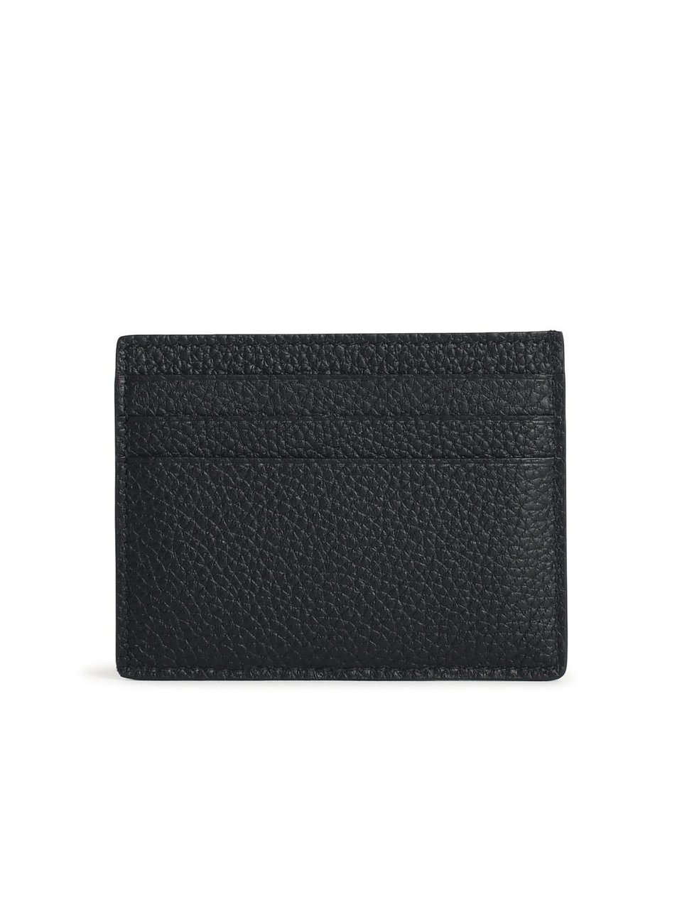 Tom Ford Black Leather Cardholder Zwart