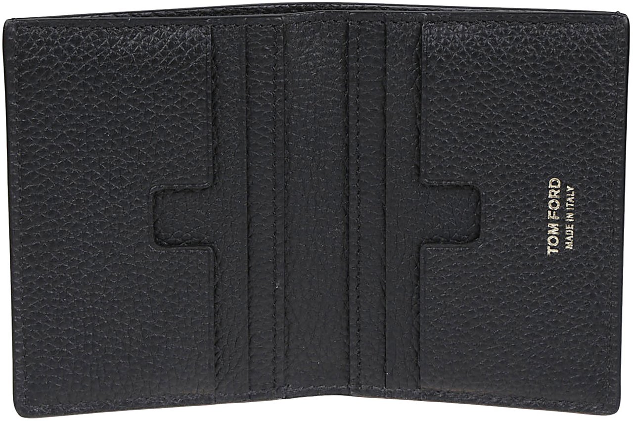 Tom Ford Folding Credit Card Holder Black Zwart