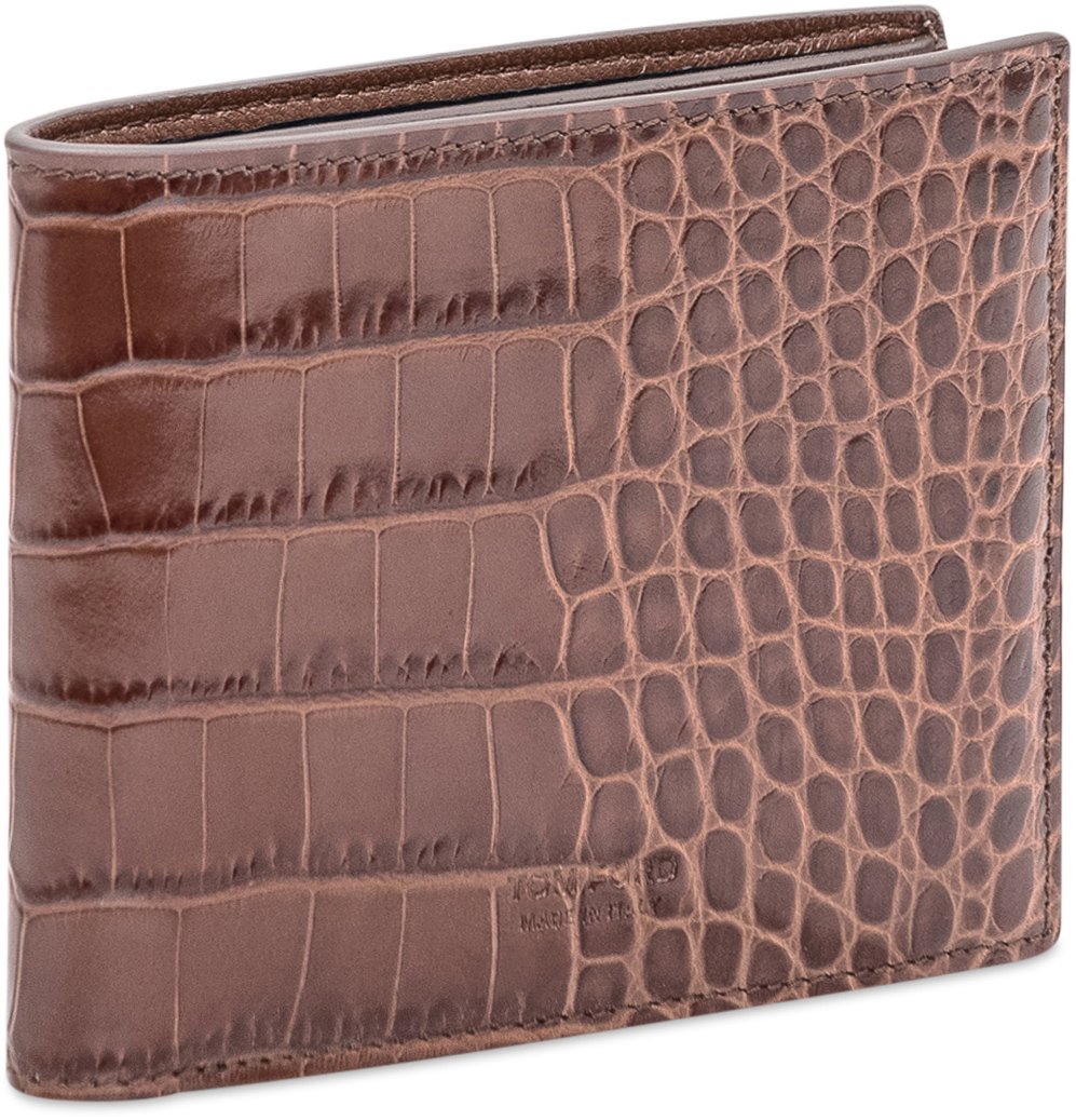 Tom Ford Portafoglio Bifold Classico Bruin