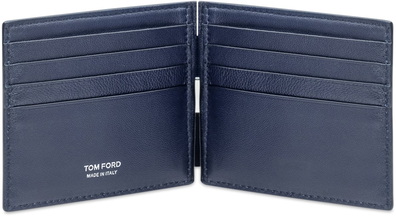 Tom Ford Portafoglio Money Clip Navy
