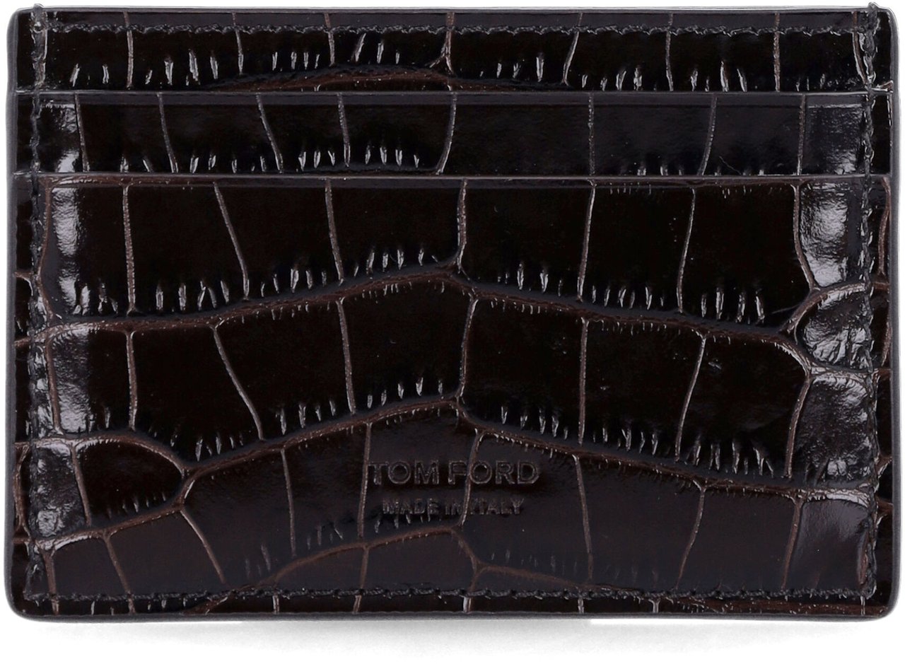 Tom Ford Card Holder Marrone Bruin