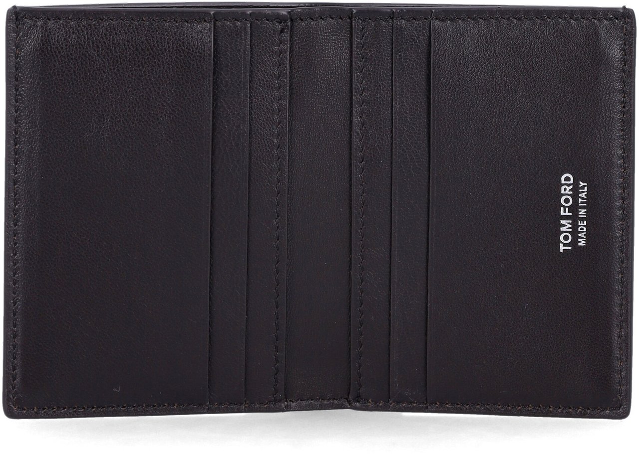 Tom Ford Folding Card Marrone Bruin