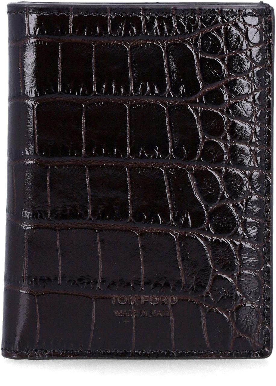 Tom Ford Folding Card Marrone Bruin