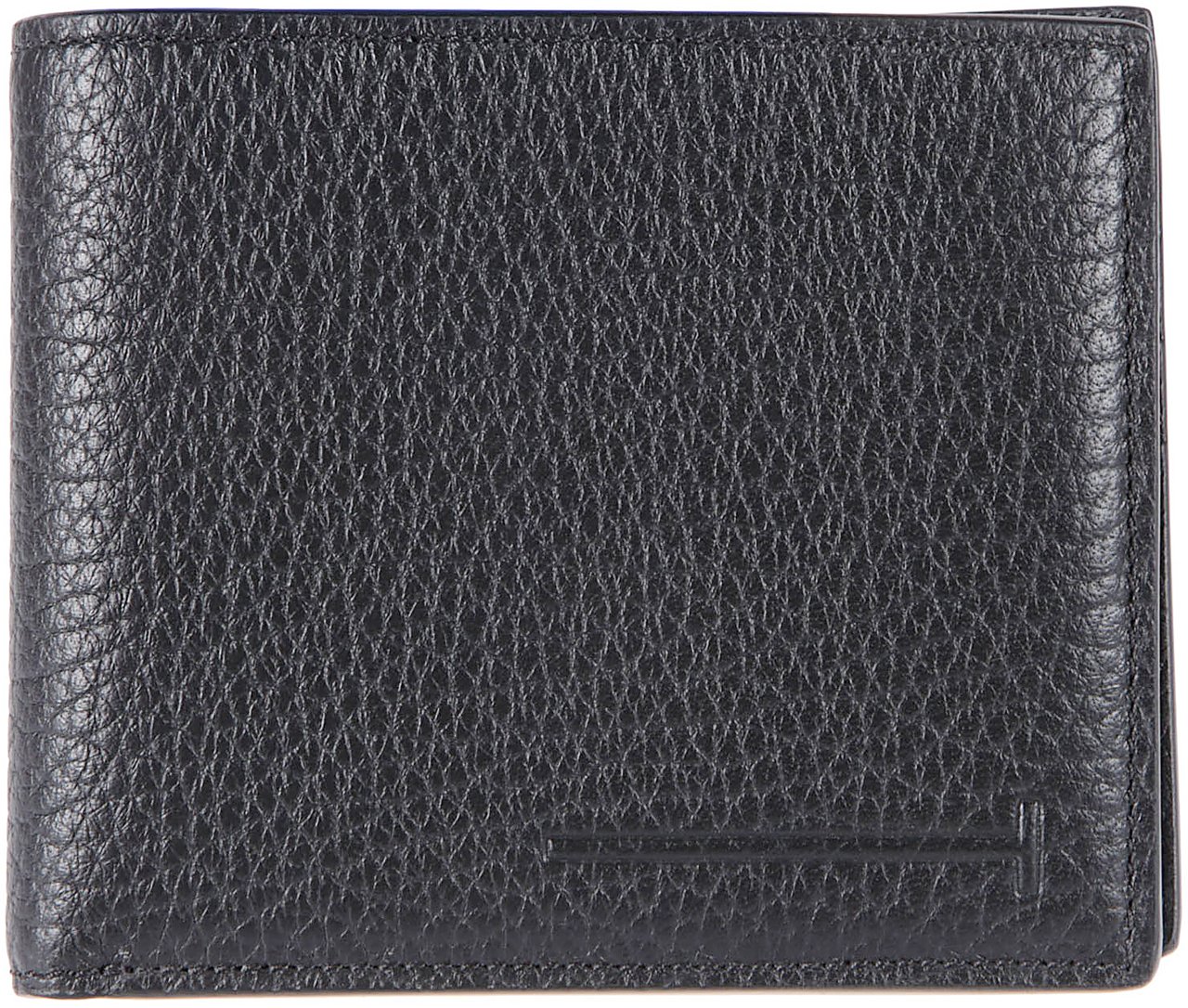 Tom Ford Elongated T Line Classic Bifold Wallet Black Zwart