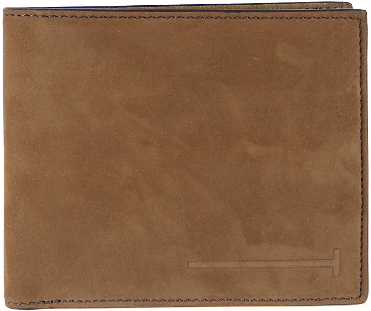 Tom Ford Elongated T Line Classic Bifold Wallet Green Groen