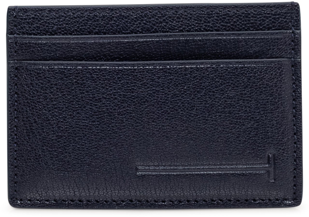 Tom Ford T Line Card Holder Navy