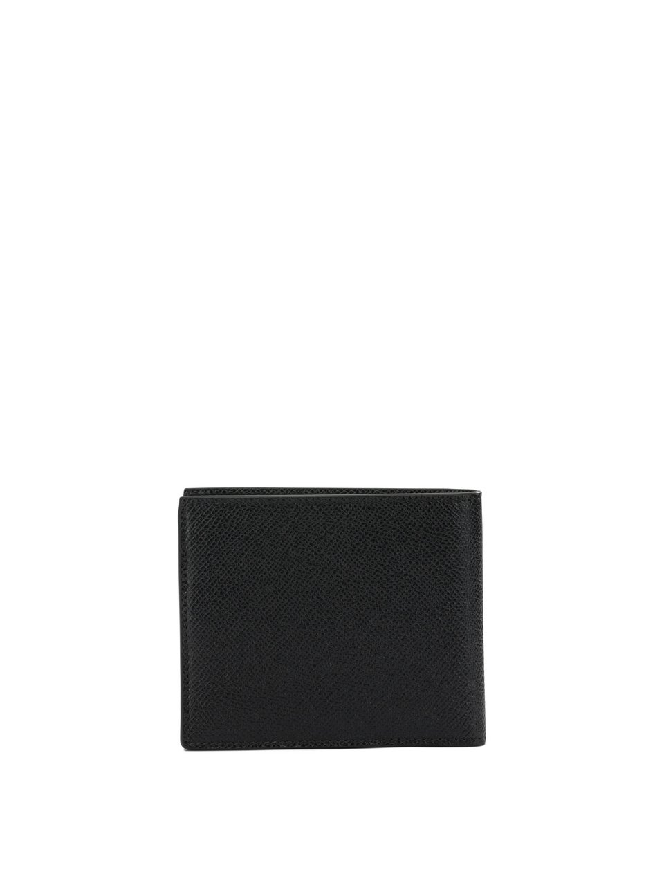 Tom Ford Small grain leather bifold wallet Zwart