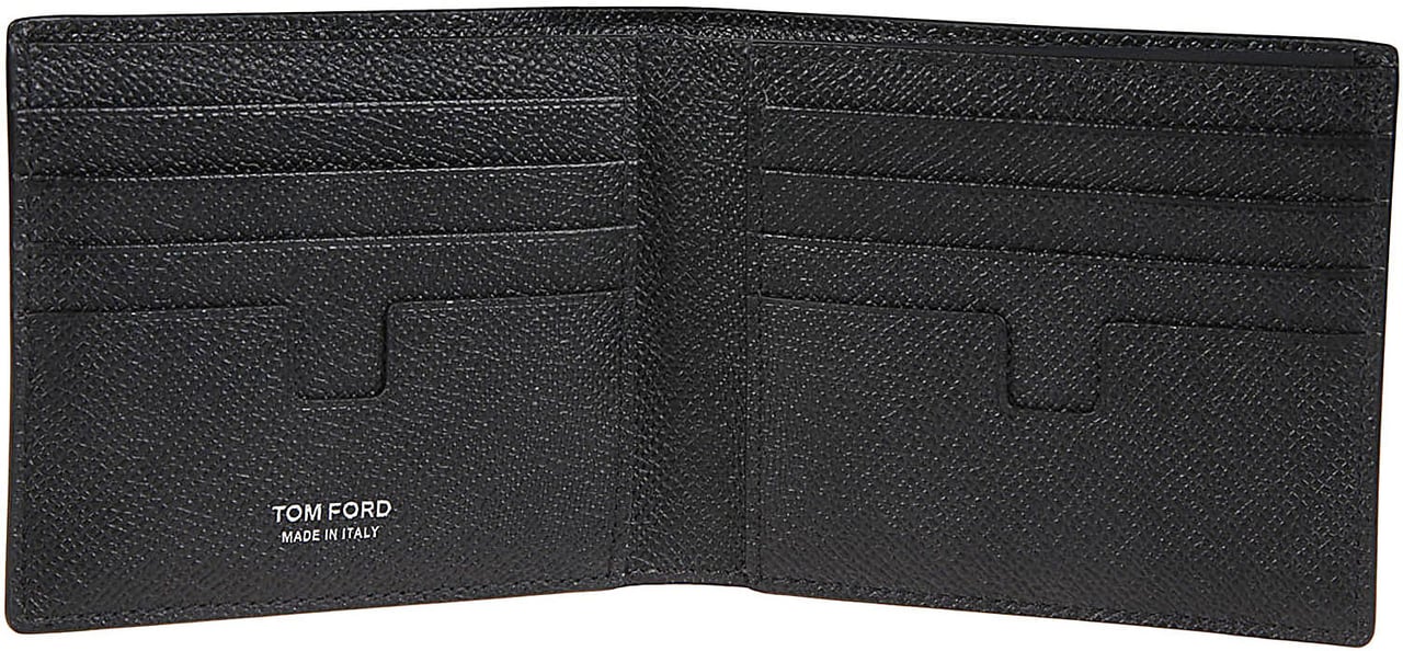 Tom Ford Classic Bifold Wallet Black Zwart
