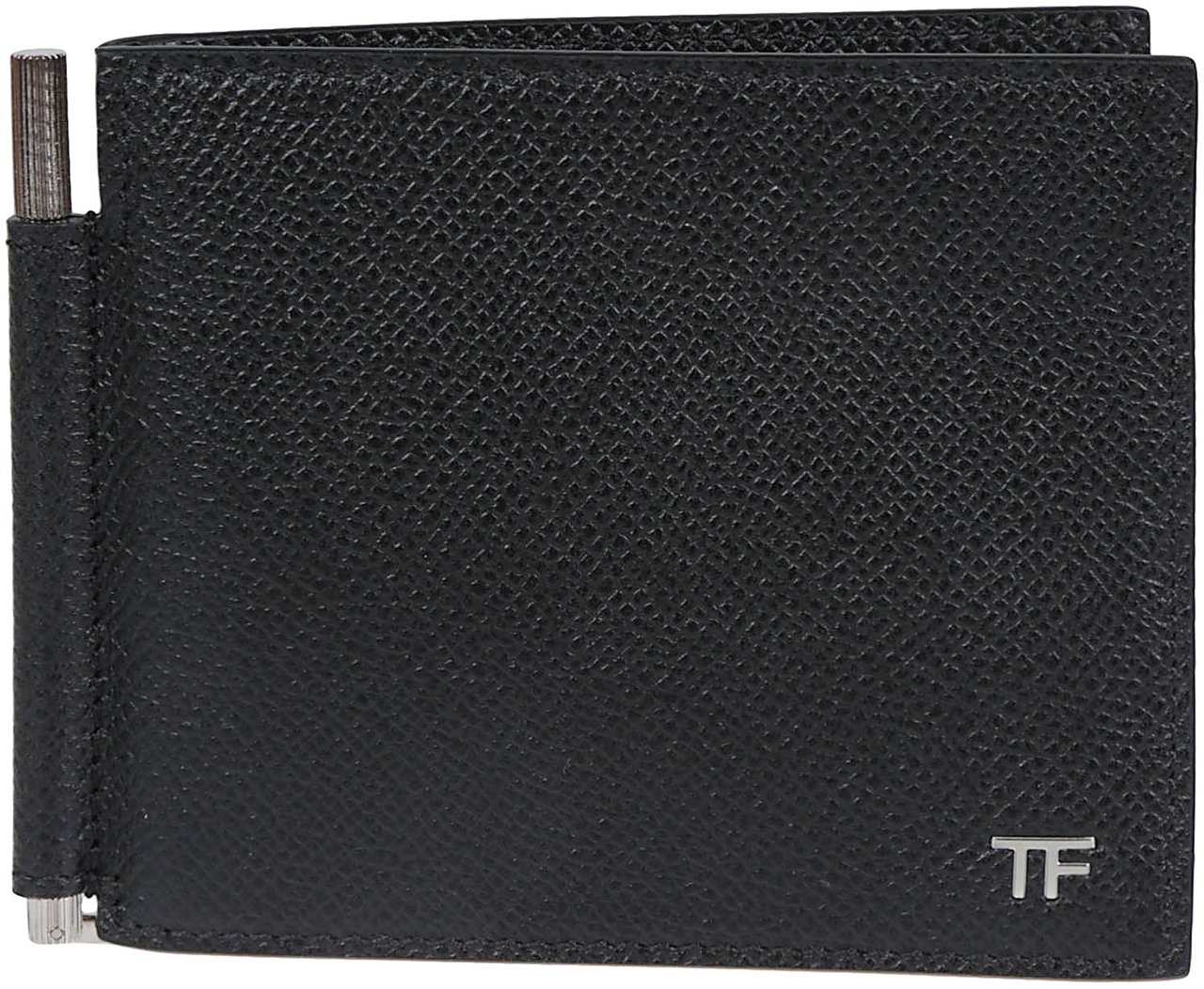 Tom Ford T Line Money Clip Wallet Black Zwart