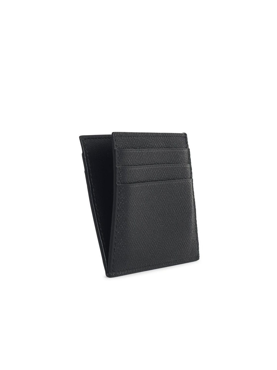 Tom Ford Black Leather Cardholder Zwart