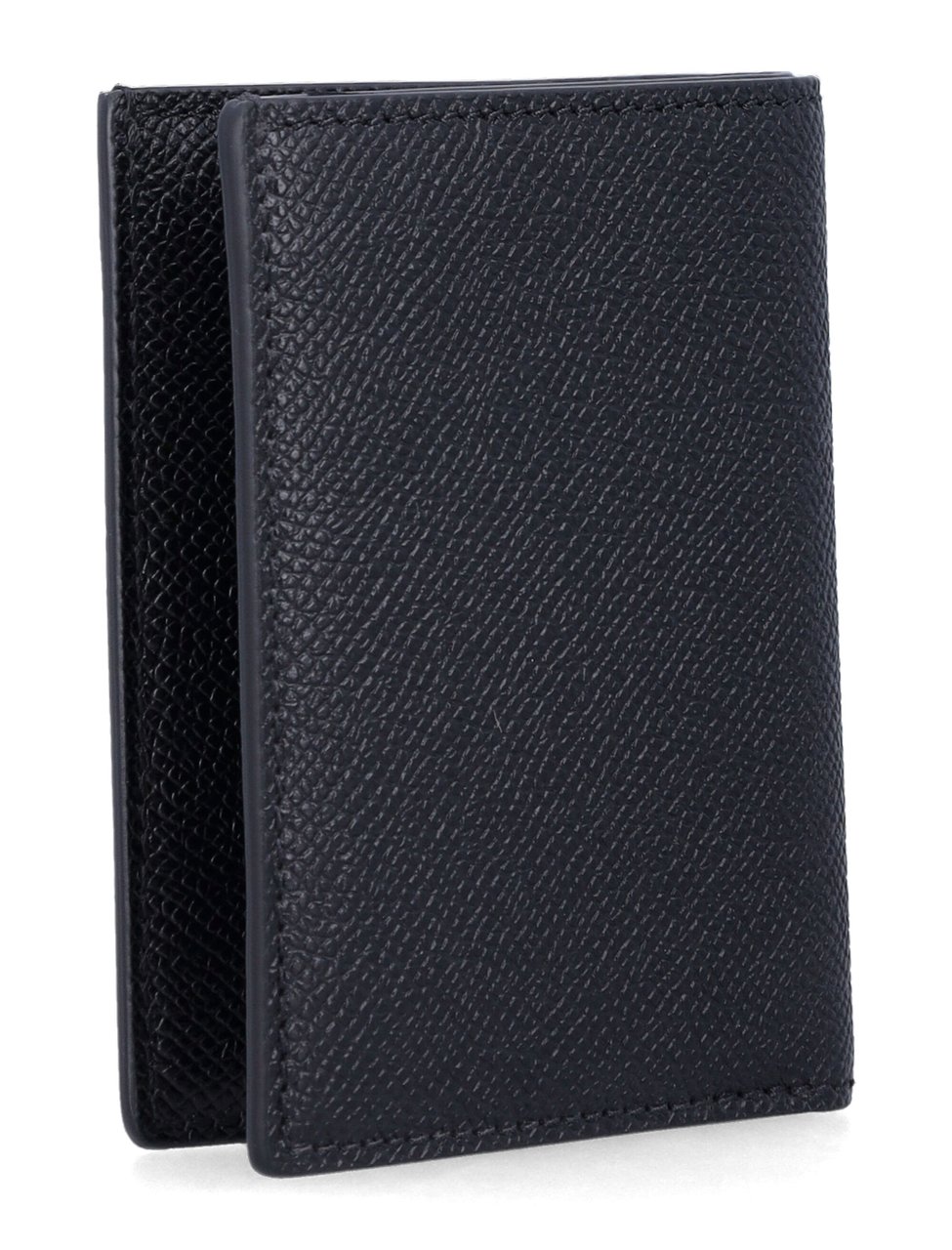 Tom Ford Tom Ford grain leather folding cardholder Zwart