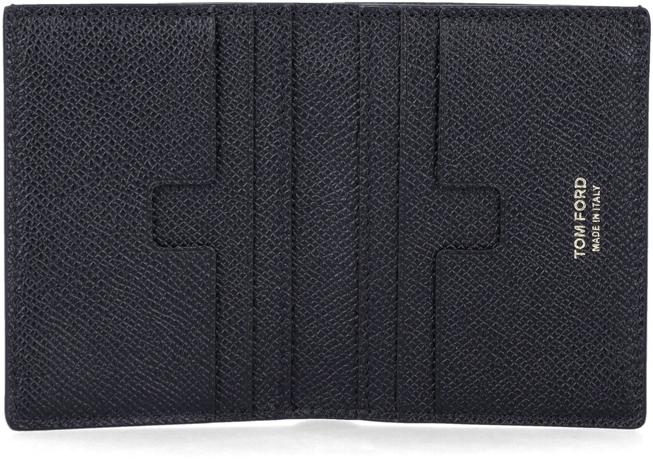 Tom Ford Folding Card T Line Nero Zwart