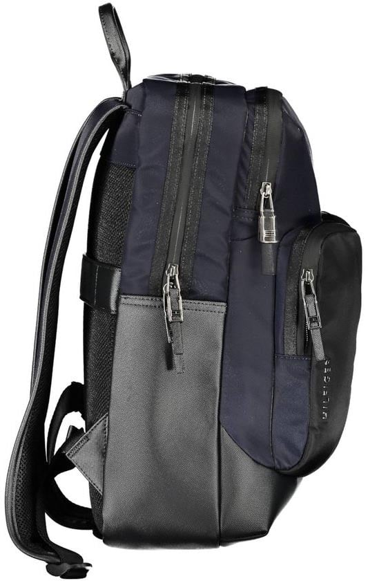 Tommy Hilfiger Tommy Hilfiger Blue Polyurethane Men's Backpack Blauw