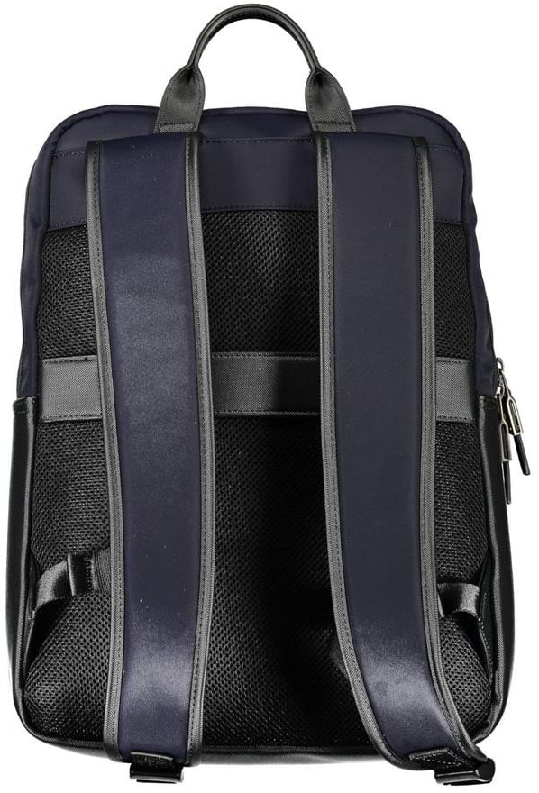 Tommy Hilfiger Tommy Hilfiger Blue Polyurethane Men's Backpack Blauw