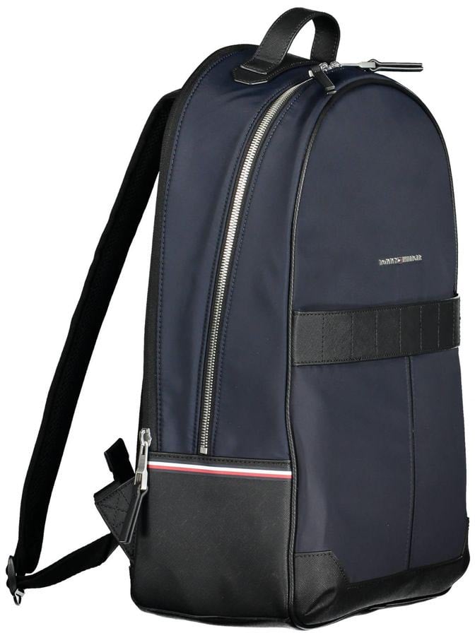 Tommy Hilfiger Tommy Hilfiger Blue Polyester Men Backpack Blauw
