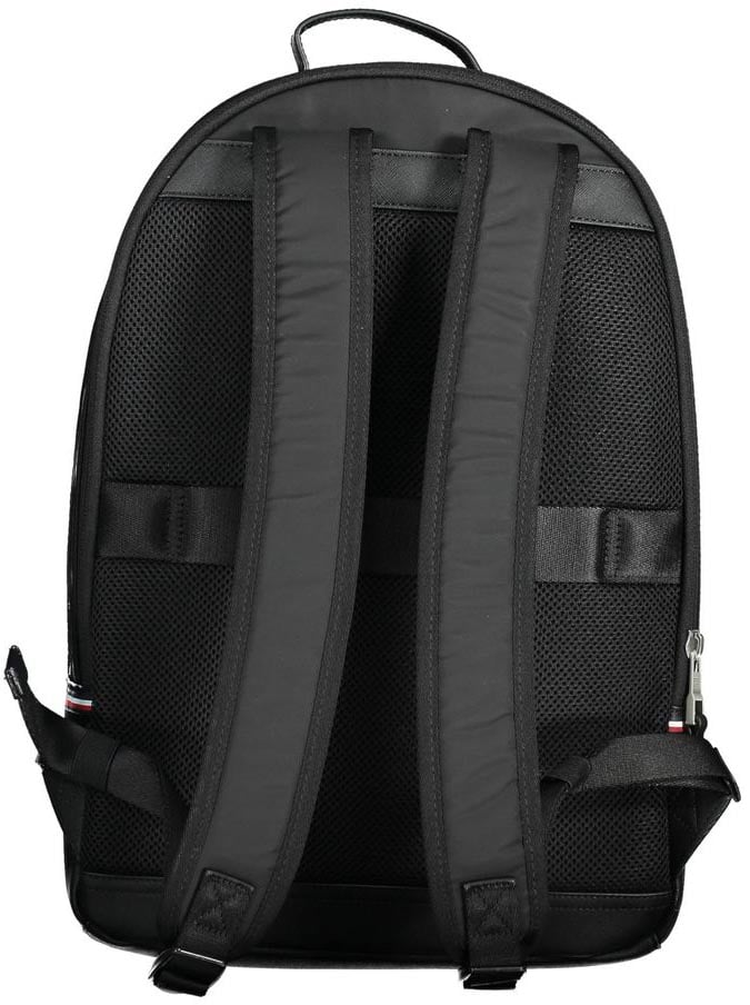 Tommy Hilfiger Tommy Hilfiger Black Polyester Men Backpack Zwart