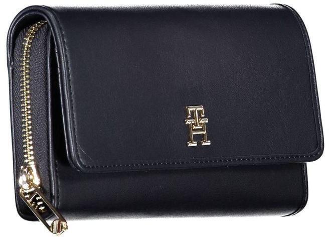 Tommy Hilfiger Tommy Hilfiger Blue Polyurethane Women Wallet Blauw