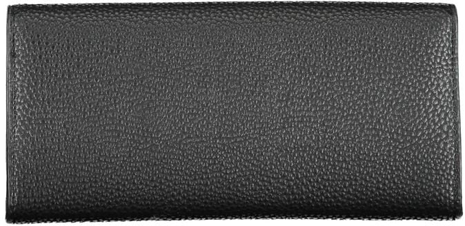 Tommy Hilfiger Tommy Hilfiger Black Polyurethane Women Wallet Zwart