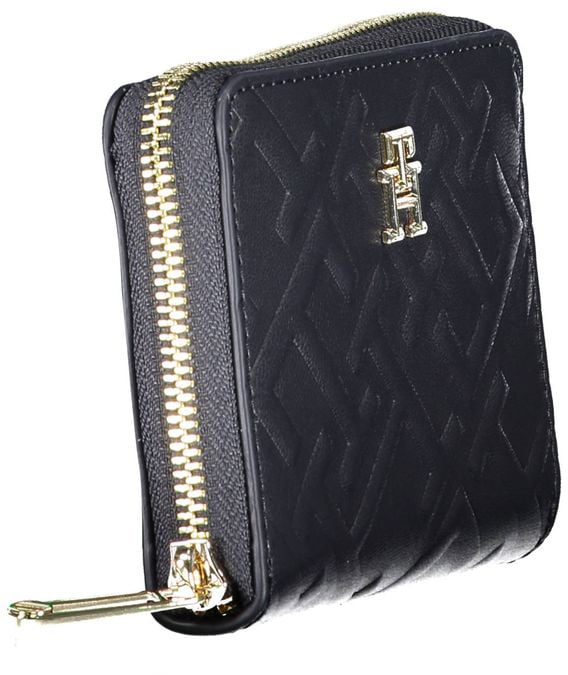 Tommy Hilfiger Tommy Hilfiger Blue Polyurethane Women Wallet Blauw