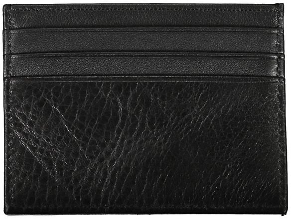 Tommy Hilfiger Tommy Hilfiger Nero Pelle Mens Wallet Zwart