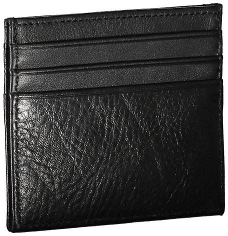 Tommy Hilfiger Tommy Hilfiger Nero Pelle Mens Wallet Zwart