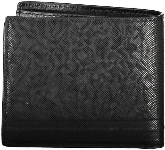 Tommy Hilfiger Tommy Hilfiger Black Leather Men Wallet Zwart