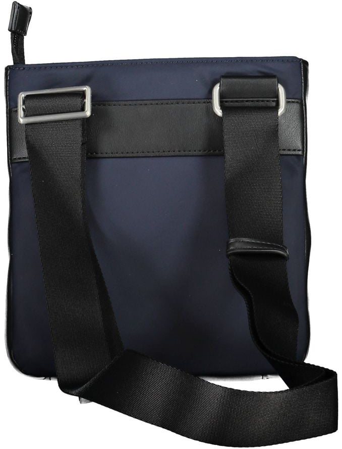 Tommy Hilfiger Blue Polyurethane Men's Shoulder Bag Wit