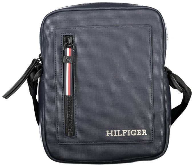 Tommy Hilfiger Blu Poliuretano Men's Shoulder Bag Blauw