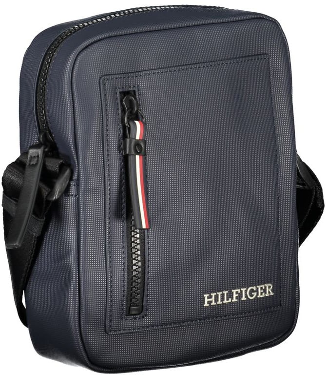 Tommy Hilfiger Blu Poliuretano Men's Shoulder Bag Blauw