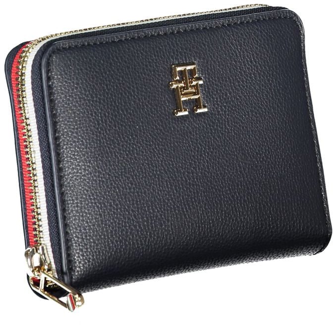 Tommy Hilfiger Tommy Hilfiger Blue Polyurethane Women Wallet Blauw