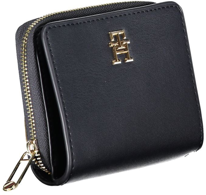 Tommy Hilfiger Tommy Hilfiger Sleek Blue Polyethylene Wallet Blauw