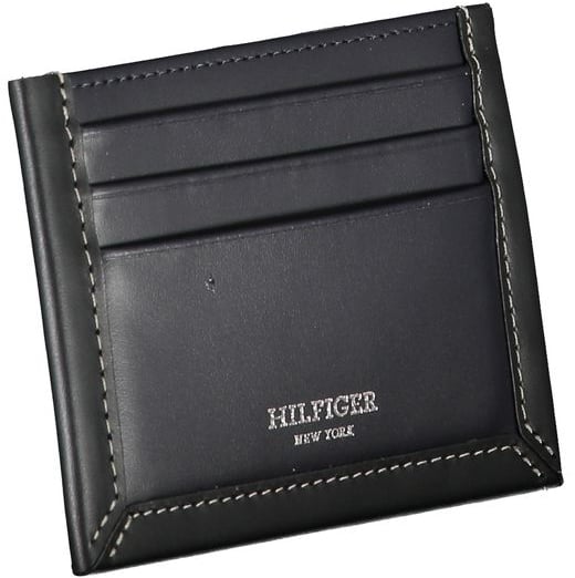 Tommy Hilfiger Tommy Hilfiger Blue Leather Men Wallet Blauw