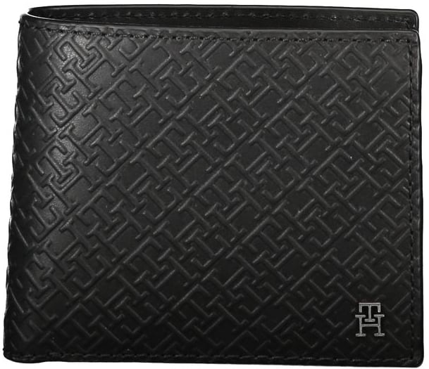 Tommy Hilfiger Tommy Hilfiger Classic Leather Wallet with Coin Purse & Card Slots Zwart