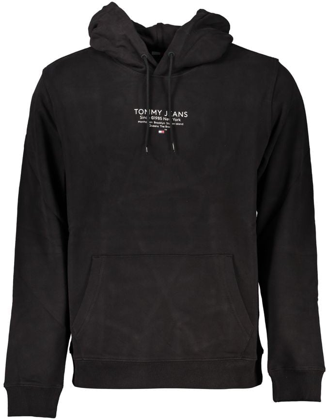 Tommy Hilfiger Tommy Hilfiger Black Cotton Men's Sweatshirt Zwart
