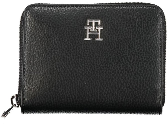 Tommy Hilfiger Tommy Hilfiger Nero Poliuretano Women Wallet Zwart