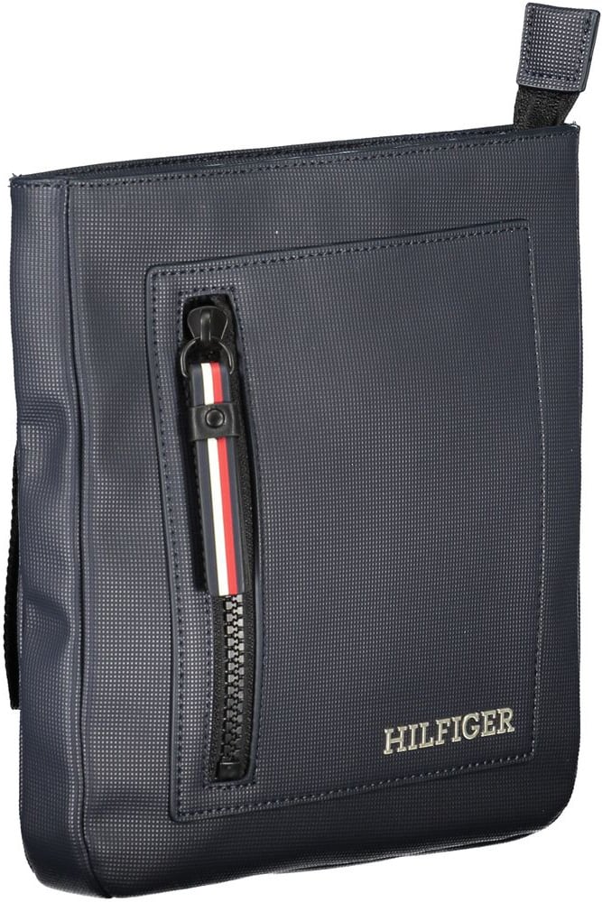 Tommy Hilfiger Tommy Hilfiger Navy Polyurethane Men's Shoulder Bag Blauw