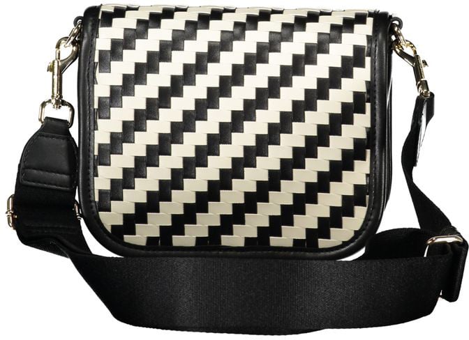 Tommy Hilfiger Black Polyurethane Women Handbag Zwart