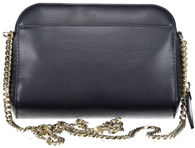 Tommy Hilfiger Blue Polyurethane Women Bag Zwart