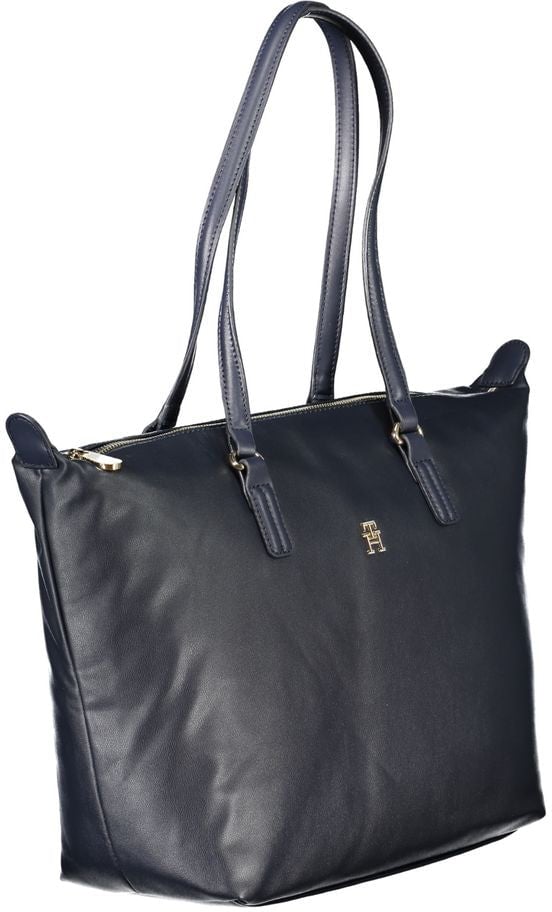 Tommy Hilfiger Blu Polyester Women Handbag Zwart