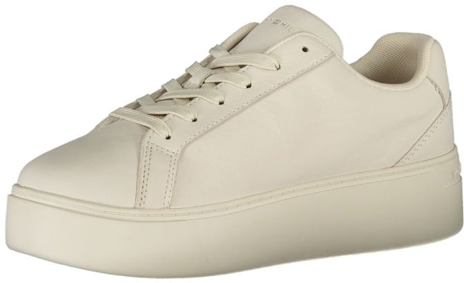 Tommy Hilfiger Bianco Leather Women Sneaker Wit