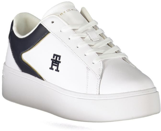 Tommy Hilfiger Bianco Polyurethane Women Sneaker Wit
