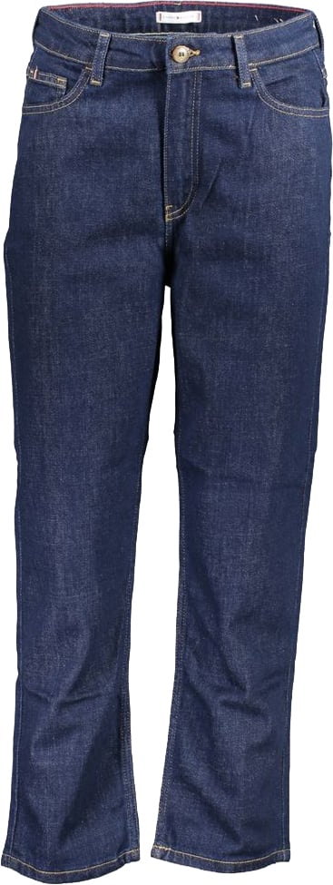 Tommy Hilfiger Blue Cotton Women Jeans Blauw