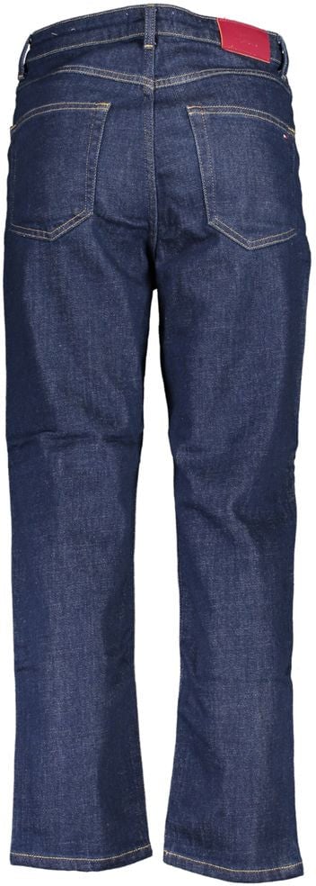 Tommy Hilfiger Blue Cotton Women Jeans Blauw