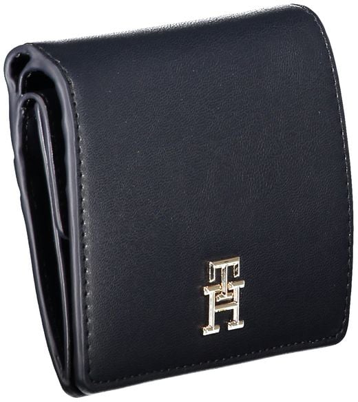Tommy Hilfiger Tommy Hilfiger Blue Polyurethane Women Wallet Blauw