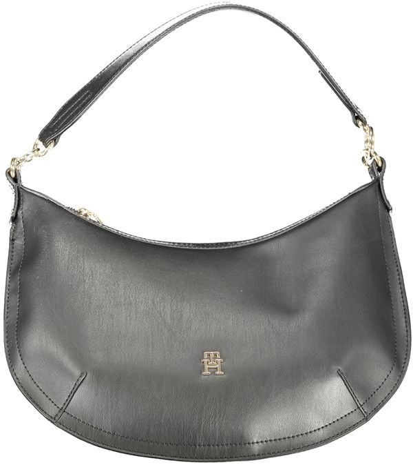 Tommy Hilfiger Tommy Hilfiger Nero Poliuretano Women Handbag Zwart