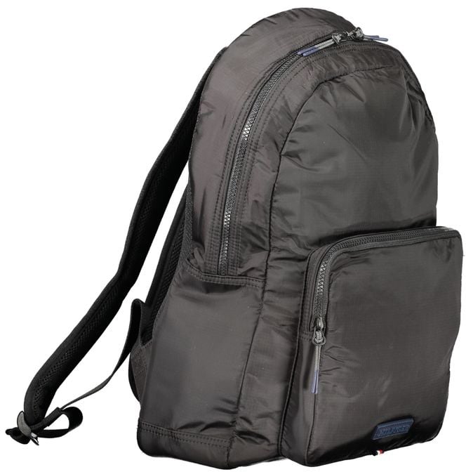 Tommy Hilfiger Tommy Hilfiger Black Nylon Backpack Zwart