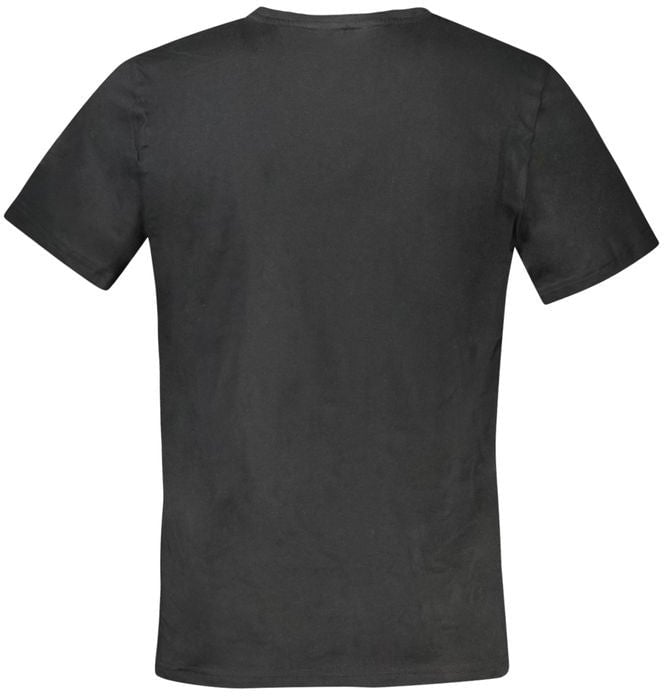 Tommy Hilfiger Black Cotton Men's T-Shirt Zwart