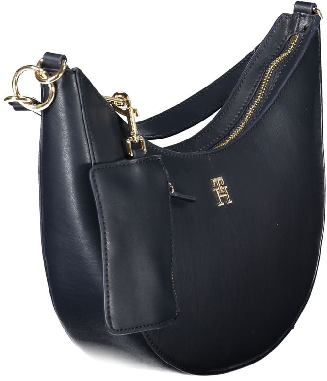 Tommy Hilfiger Blue Polyethylene Women Handbag Zwart