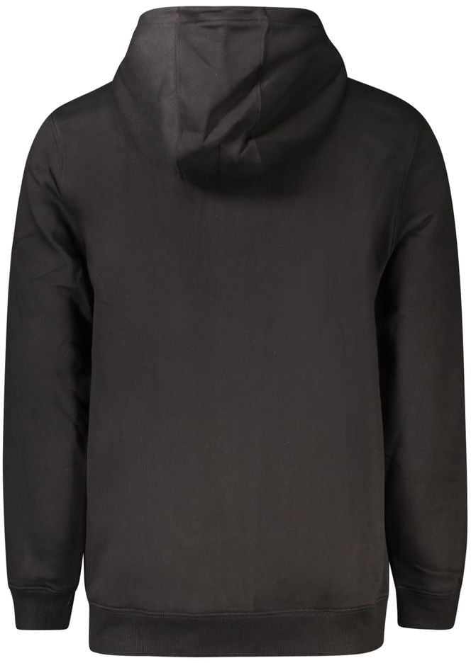 Tommy Hilfiger Black Cotton Men's Hoodie Sweatshirt Zwart