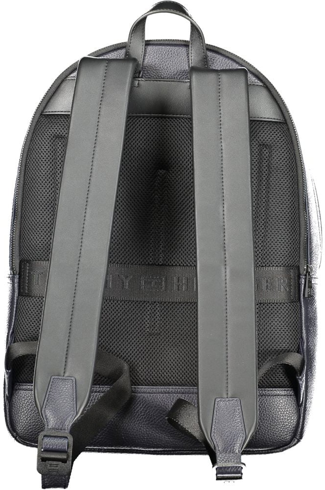 Tommy Hilfiger Tommy Hilfiger Blue Polyurethane Men's Backpack Blauw
